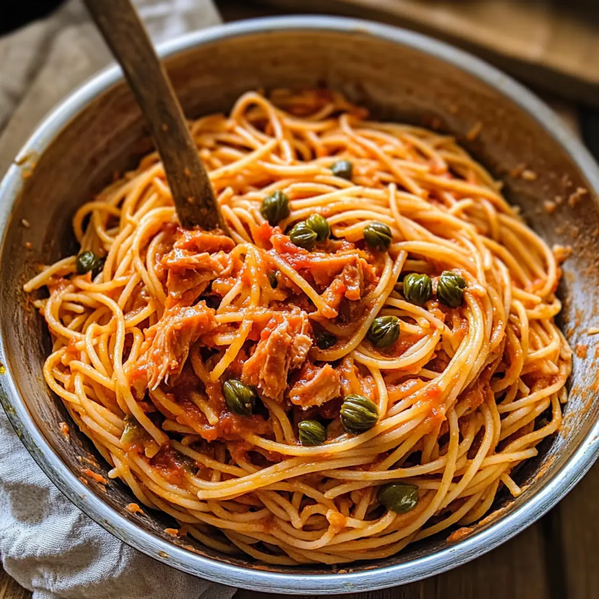 Tuna Pasta with Capers