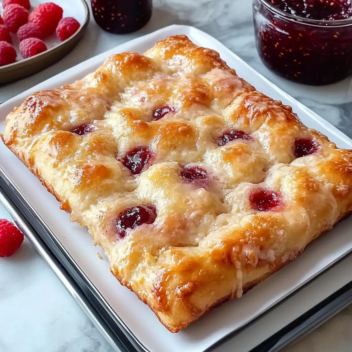 Jam Donut Focaccia