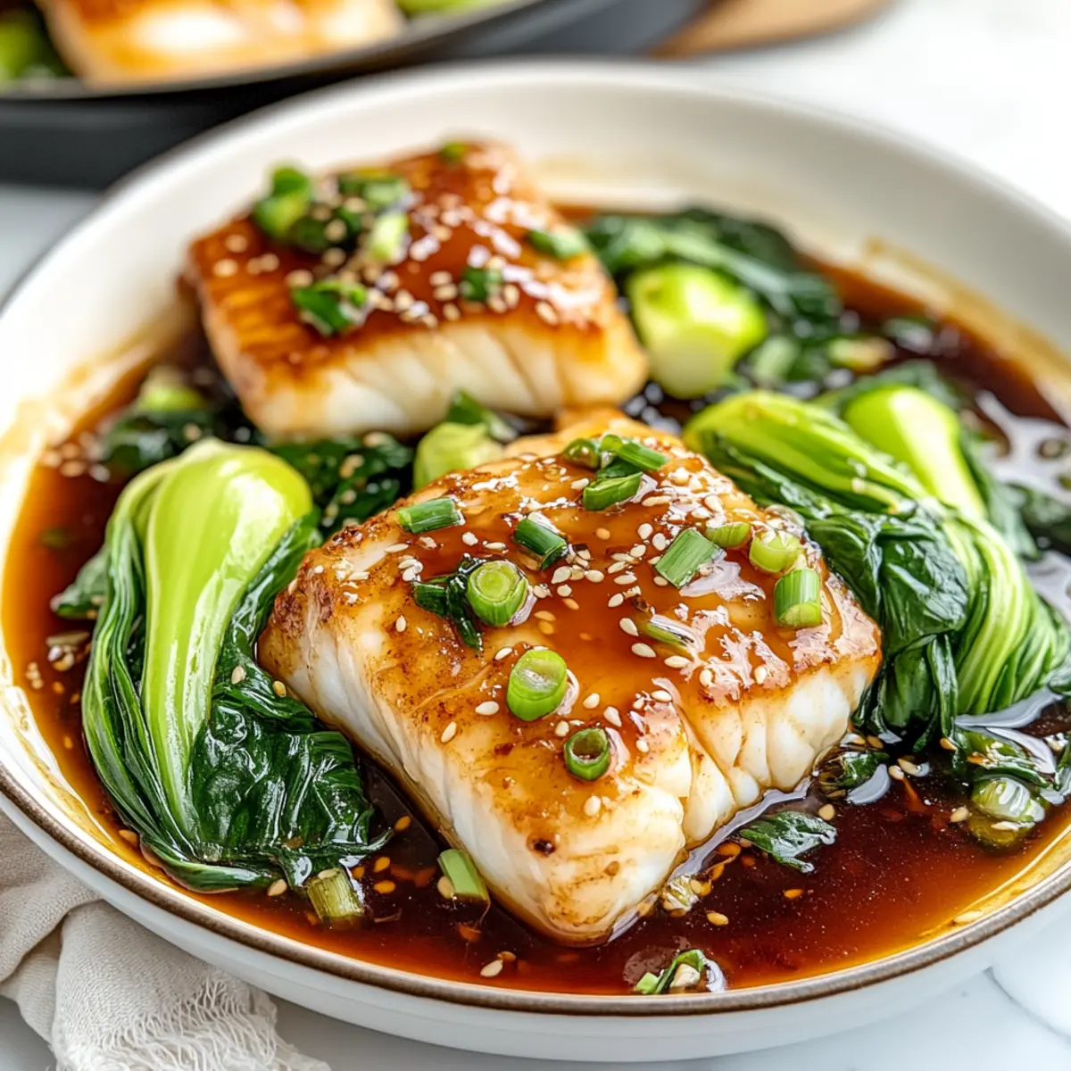 Asian-Style Braised Cod