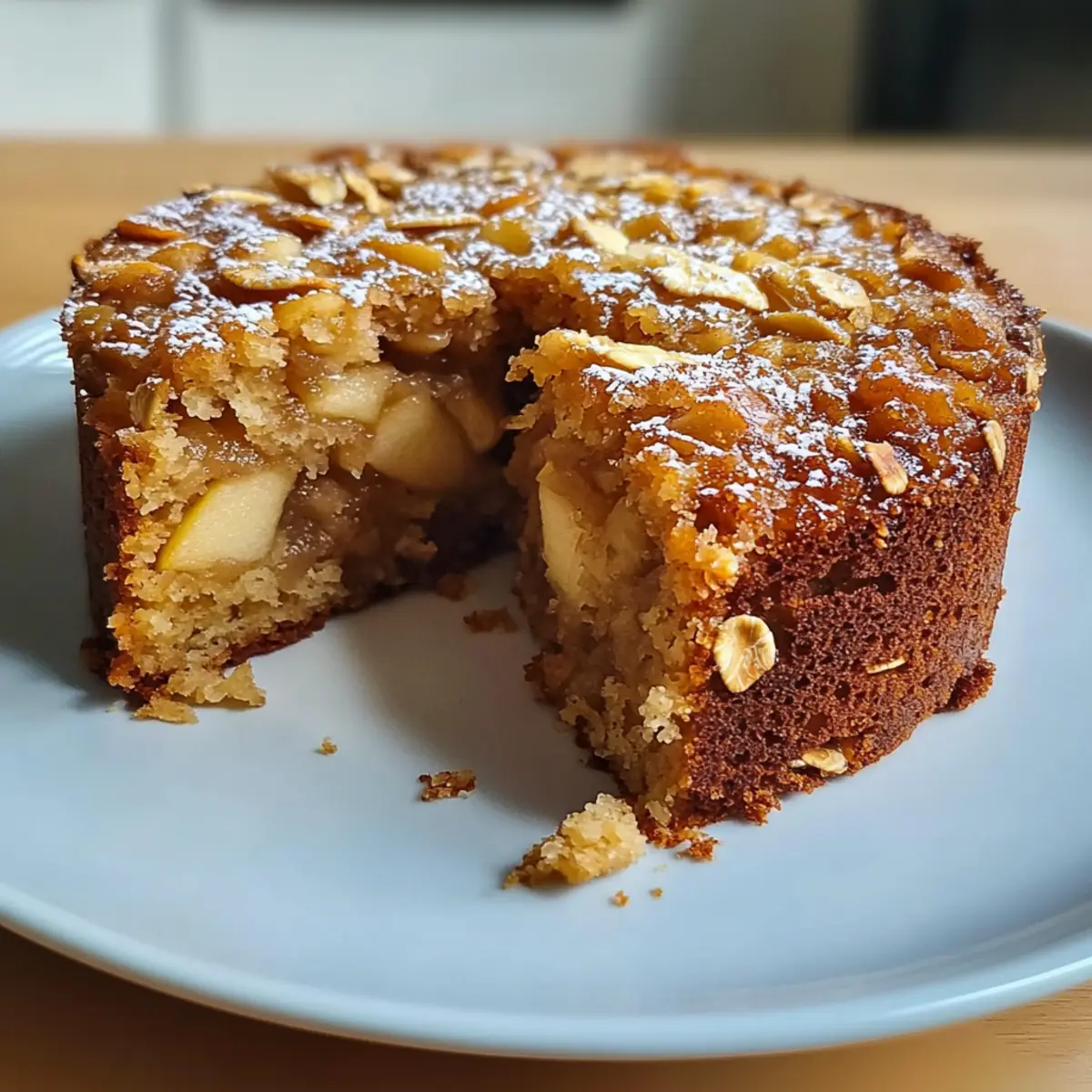 Oatmeal Apple Cake