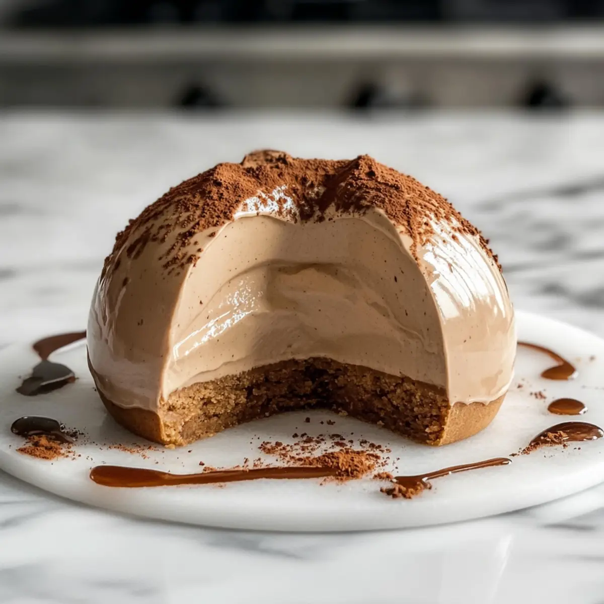 Gingerbread Latte Mousse Domes for a Festive Delight 5 Gingerbread Latte Mousse Domes