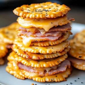 Ritz Cracker Party Sandwiches