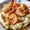Shrimp Over Mashed Potatoes