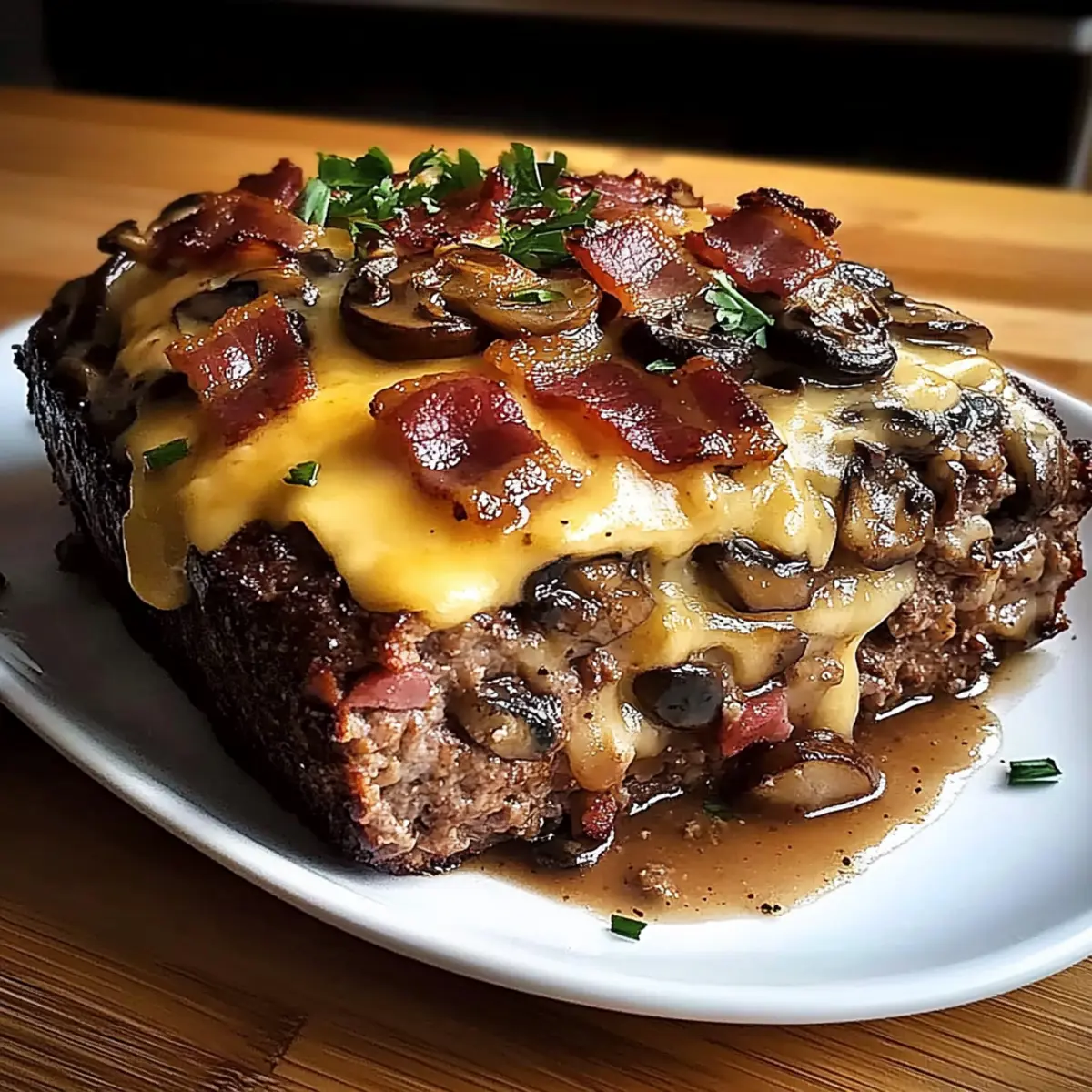Ultimate Mushroom Bacon Meatloaf That’ll Wow Your Family 5 Mushroom Bacon Meatloaf