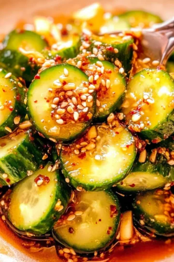 Spicy Korean Cucumber Salad