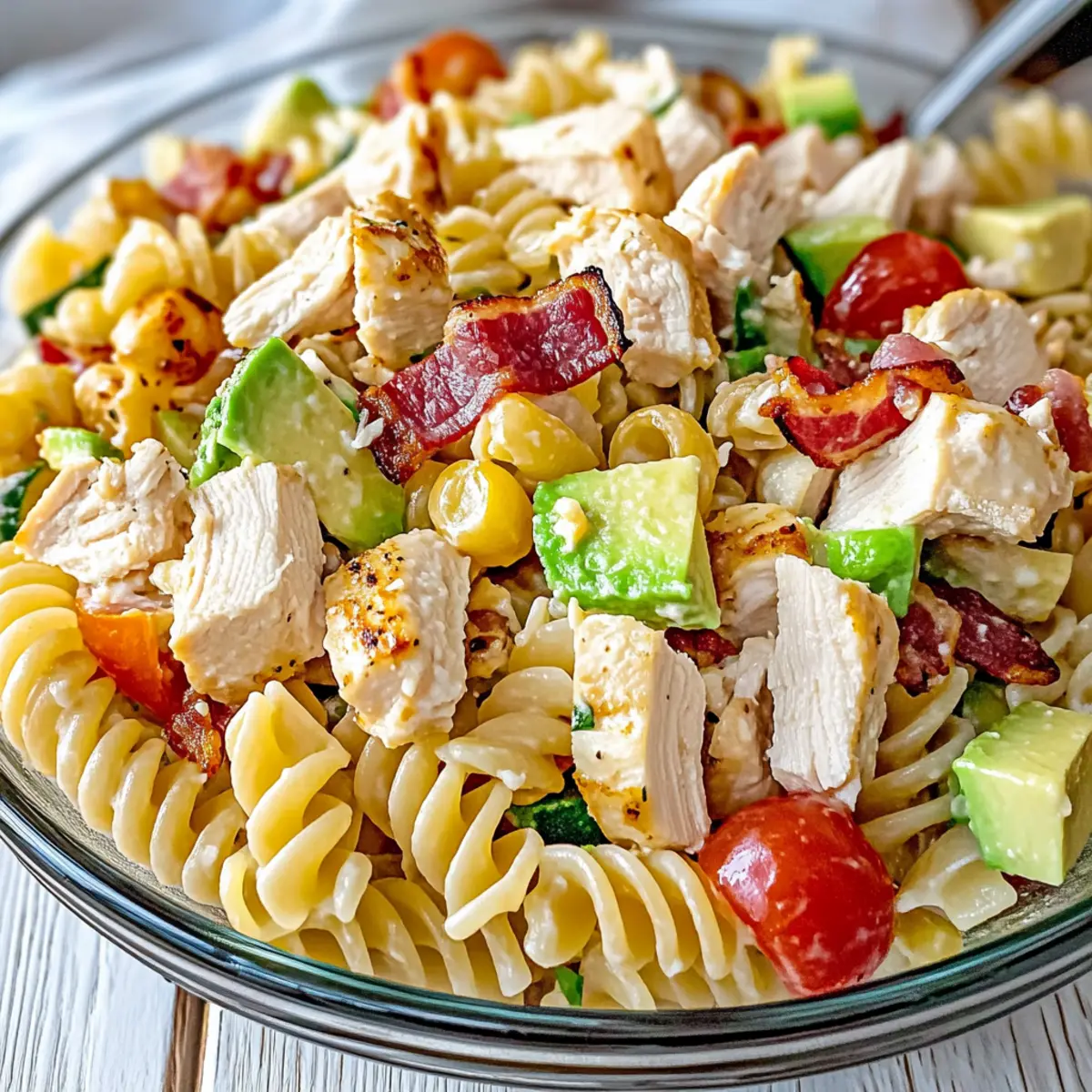 Zesty Chicken Club Pasta Salad Perfect for Summer Gatherings 2 3c82d2d3 b81a 4540 b1d4 6f16cc5b9e38tr gt7vcp