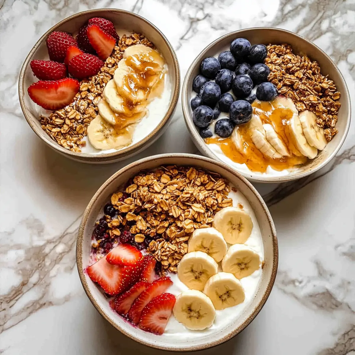 Granola & Yogurt Bowls