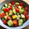 Avocado Tomato Cucumber Salad