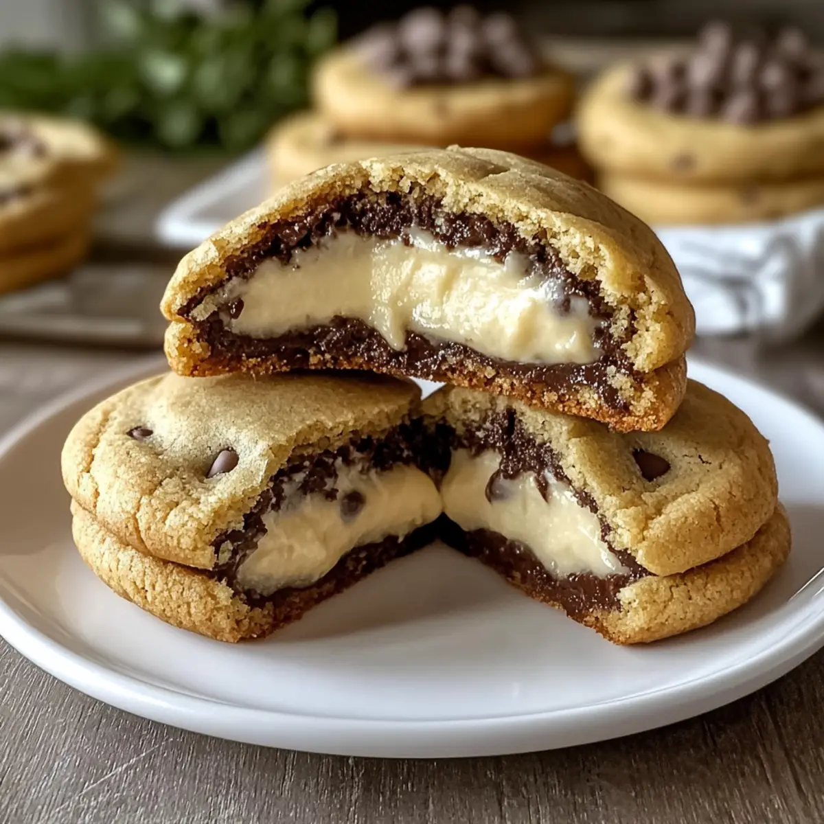 Irresistibly Creamy Cheesecake Stuffed Chocolate Chip Cookies 5 Cheesecake Stuffed Chocolate Chip Cookies