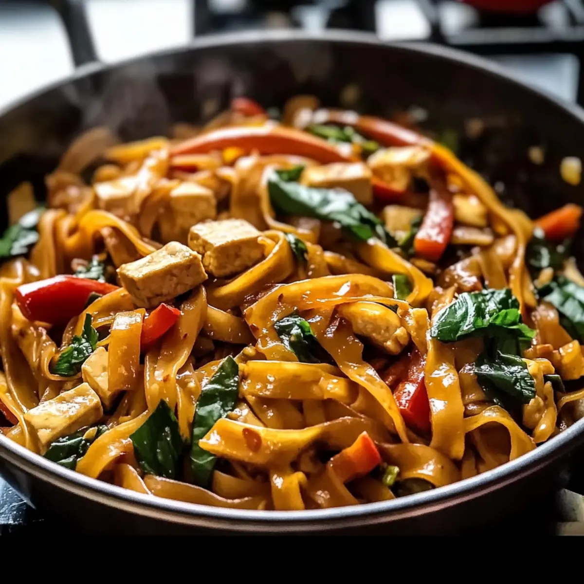 Spicy Vegan Drunken Noodles: Your New Weeknight Craving 5 Spicy Vegan Drunken Noodles