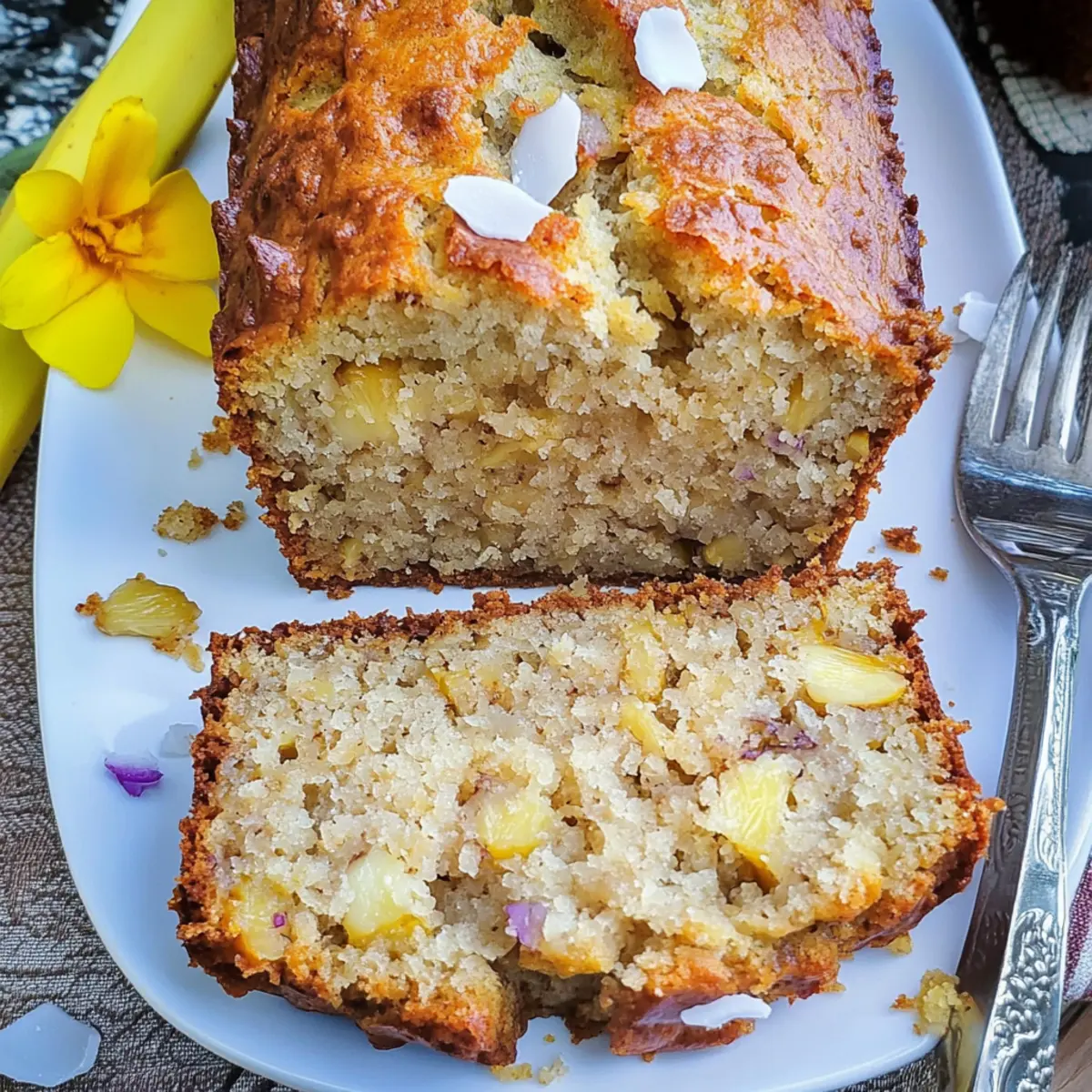 Hawaiian Banana Bread