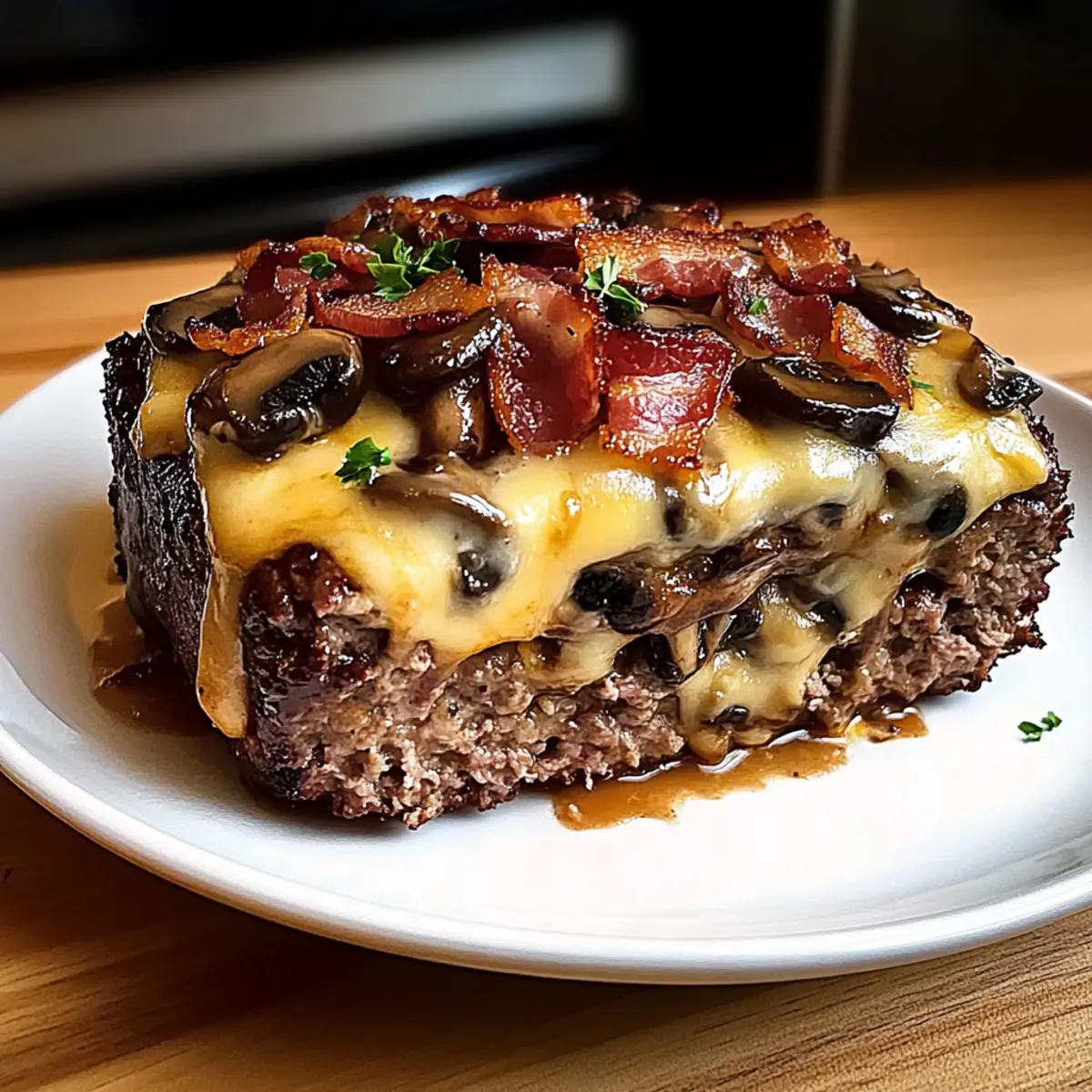 Mushroom Meatloaf