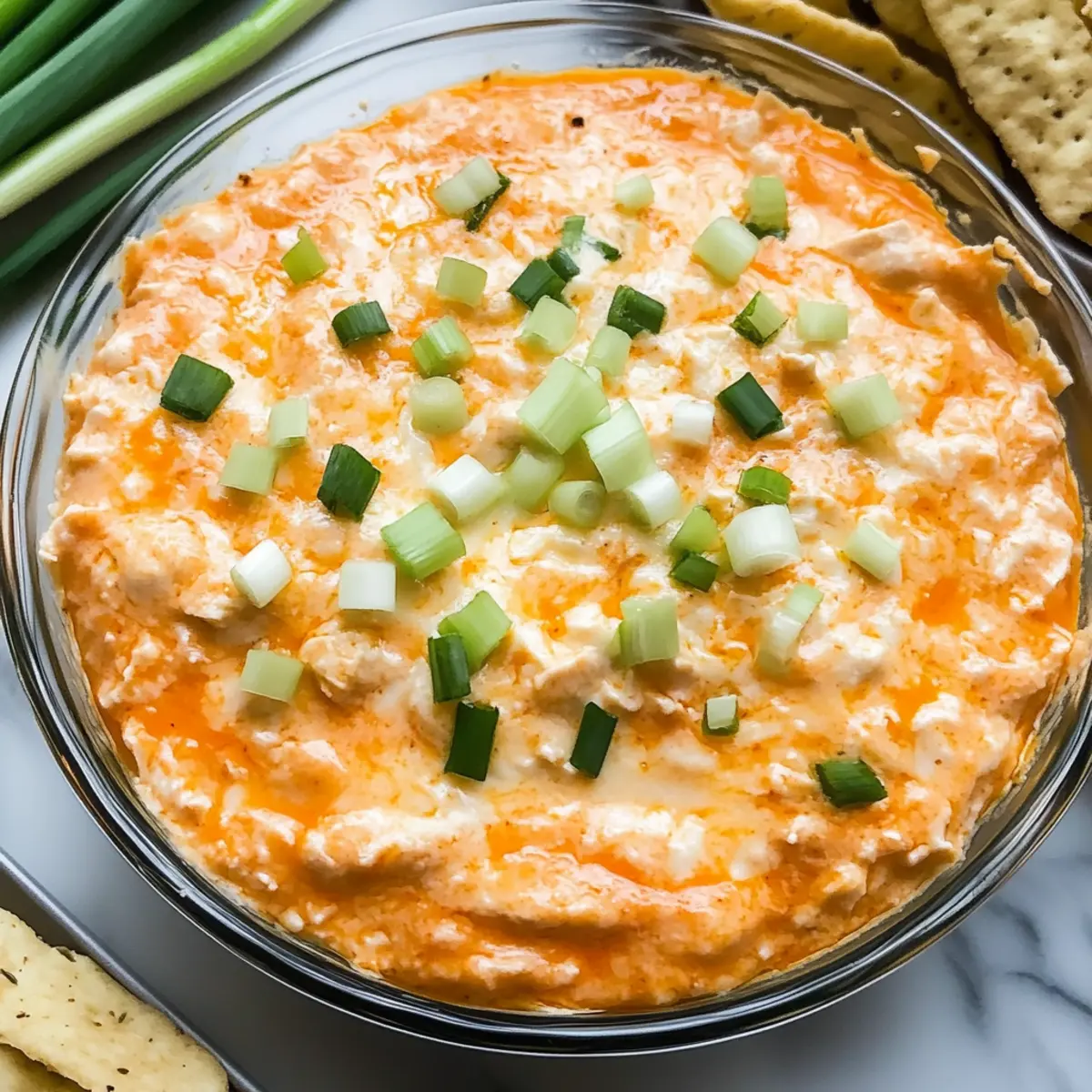 Greek Yogurt Buffalo Chicken Dip