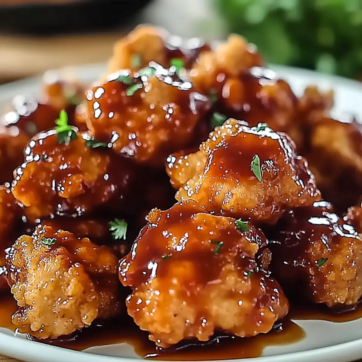 Honey BBQ Popcorn Chicken