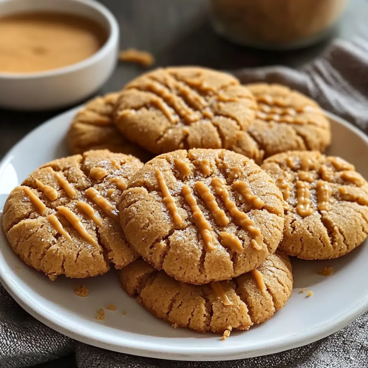 Chewy Peanut Butter Cookies