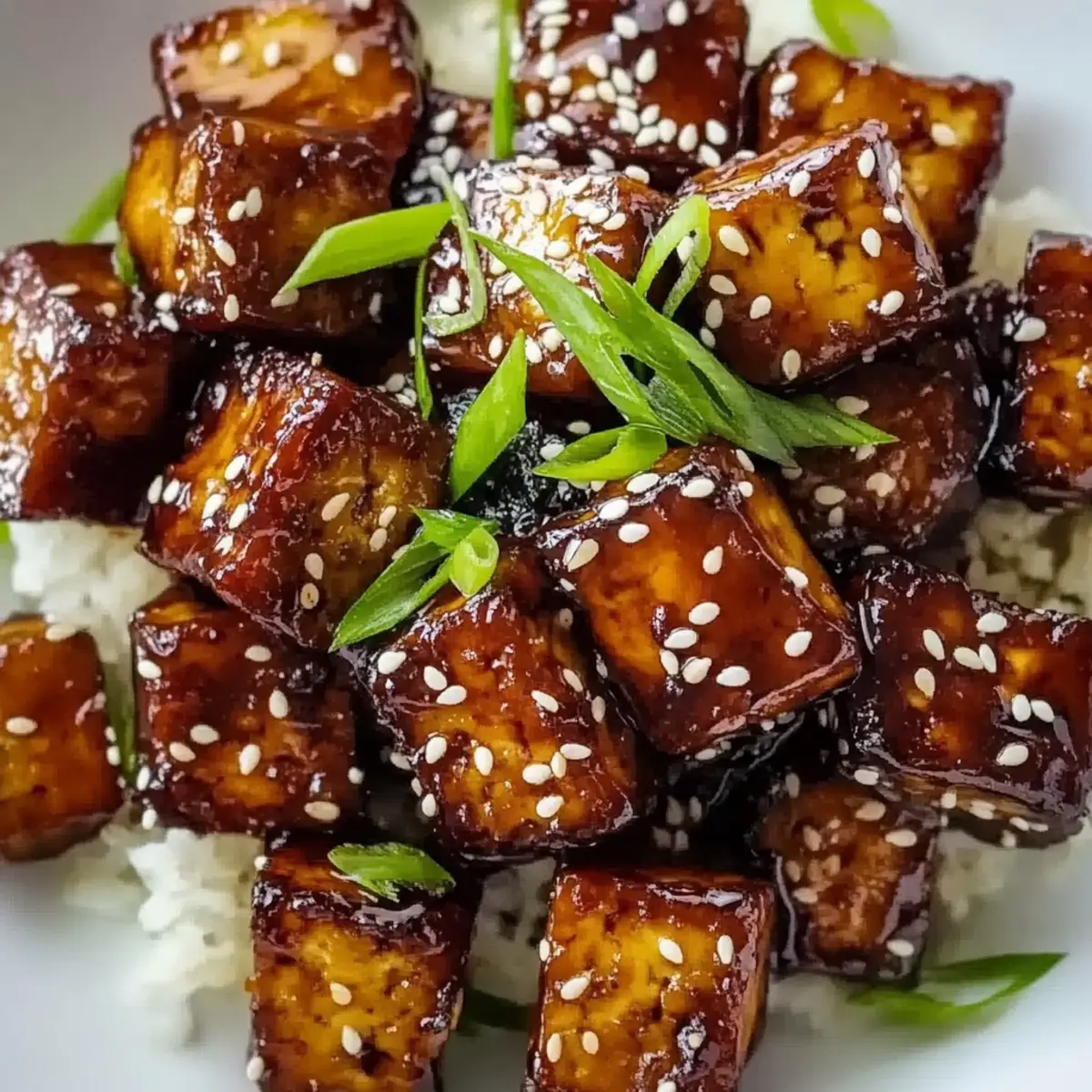 Air Fryer Teriyaki Tofu