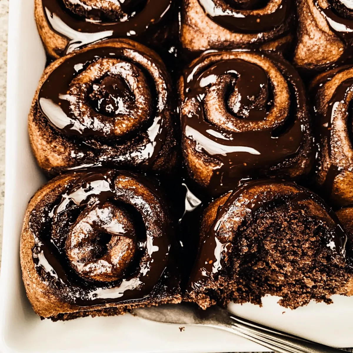 Chocolate Cinnamon Rolls