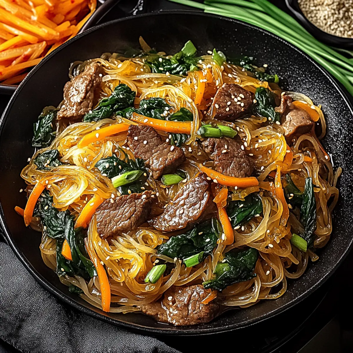 Korean Japchae Noodles Recipe