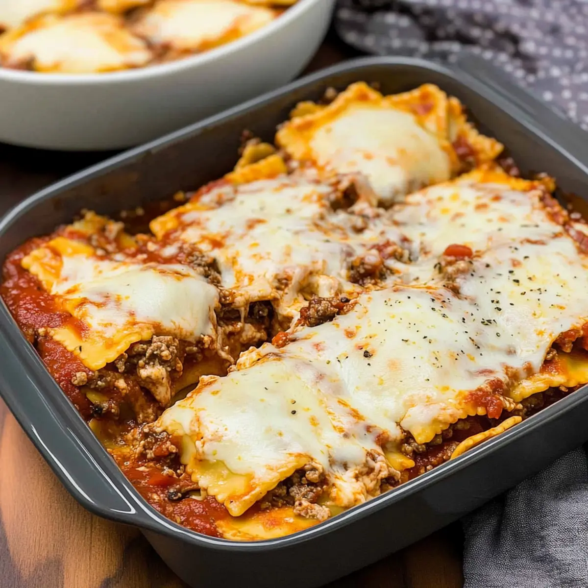 Lazy Ravioli Lasagna: Quick Comfort Food with a Tex-Mex Twist 5 Lazy Ravioli Lasagna