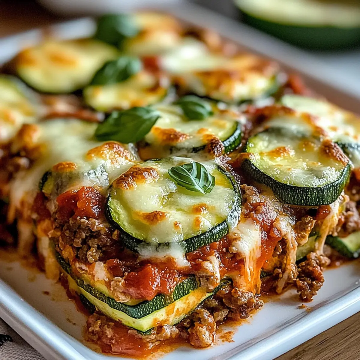 Amazing Zucchini Pizza Casserole