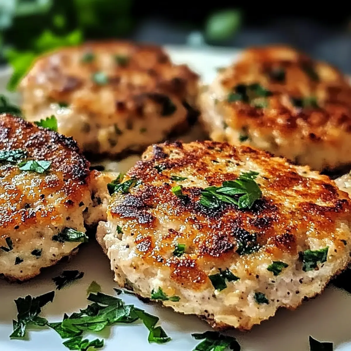 Mediterranean Chicken Patties