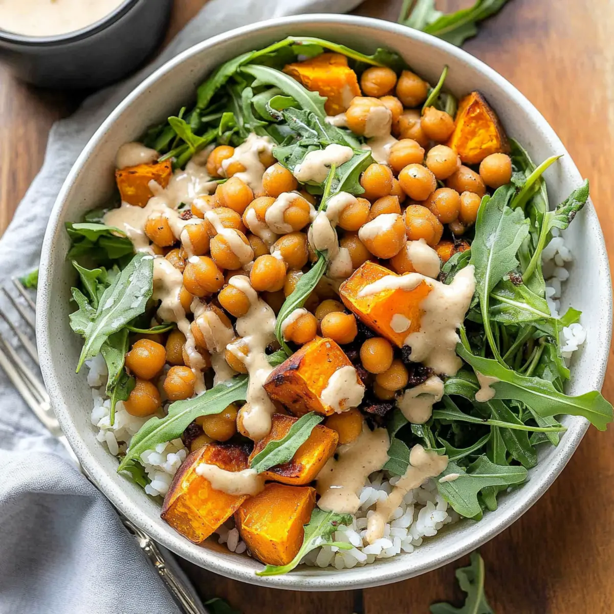 Chickpea Sweet Potato Bowls