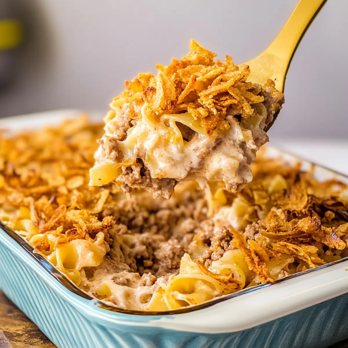 Creamy French Onion Ground Beef Casserole for Cozy Nights 5 French Onion Ground Beef Casserole