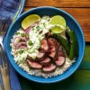 Creamy Cilantro Steak Bowls