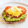 Grated Egg Avocado Toast