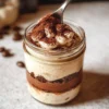 High Protein Tiramisu Overnight Oats