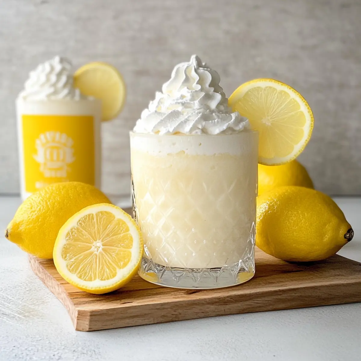 Boozy Whipped Lemonade