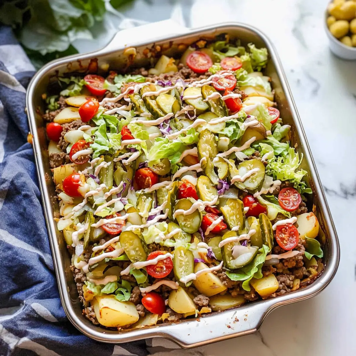Big Mac Casserole