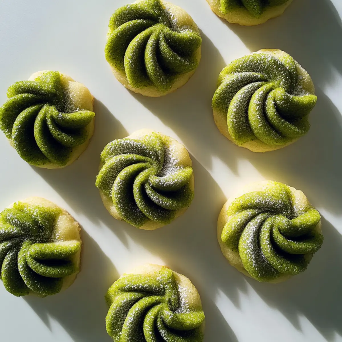 Matcha Butter Cookies