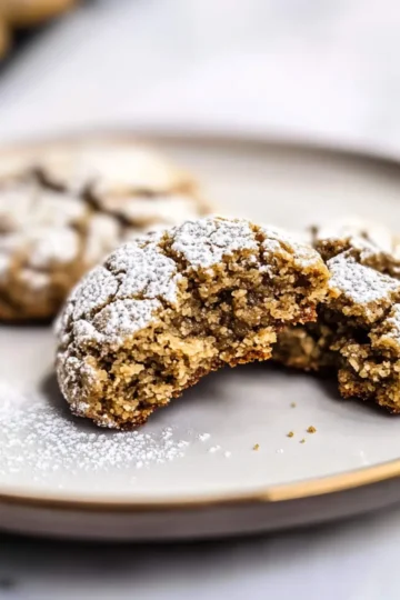 Molasses Crinkle Cookies