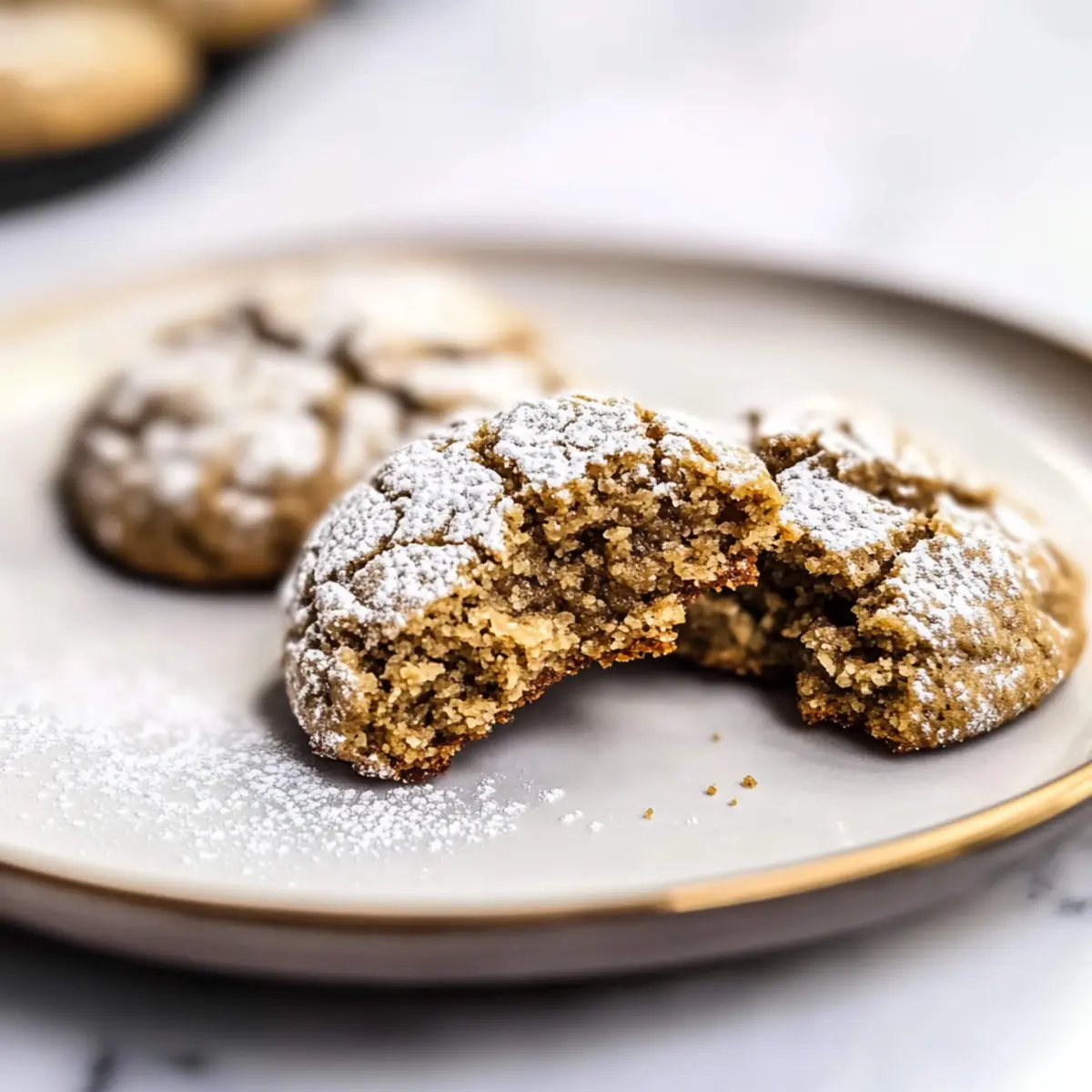 Molasses Crinkle Cookies