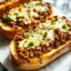 Sloppy Joe Garlic Bread