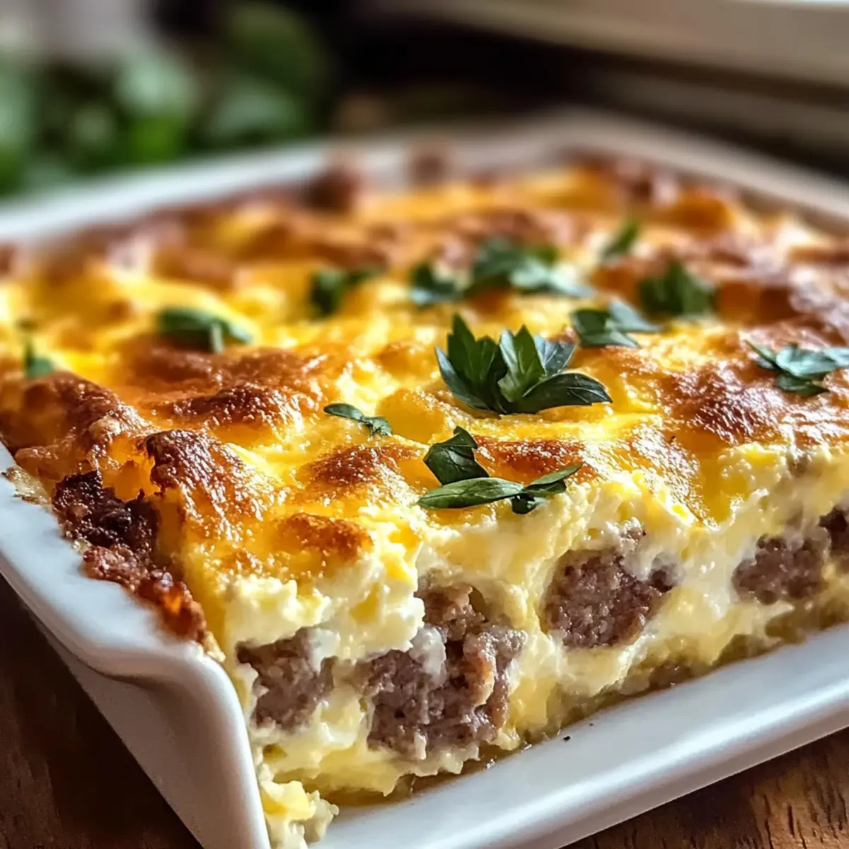 Protein-Packed Sausage and Egg Breakfast Casserole Magic 5 Sausage and Egg Breakfast Casserole