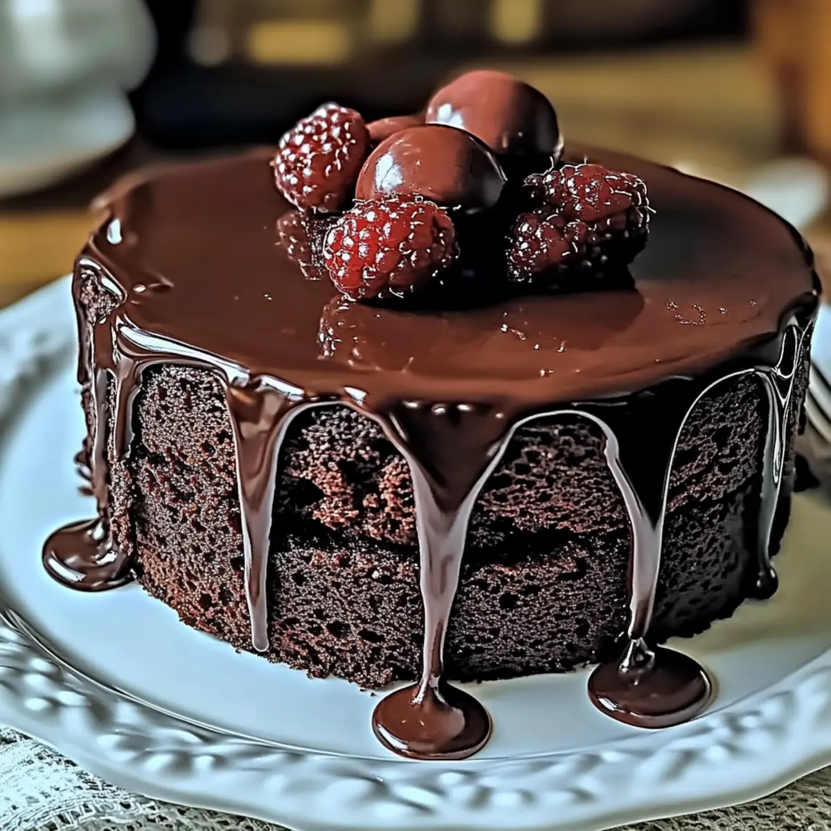 Chocolate Cake with Olive Oil
