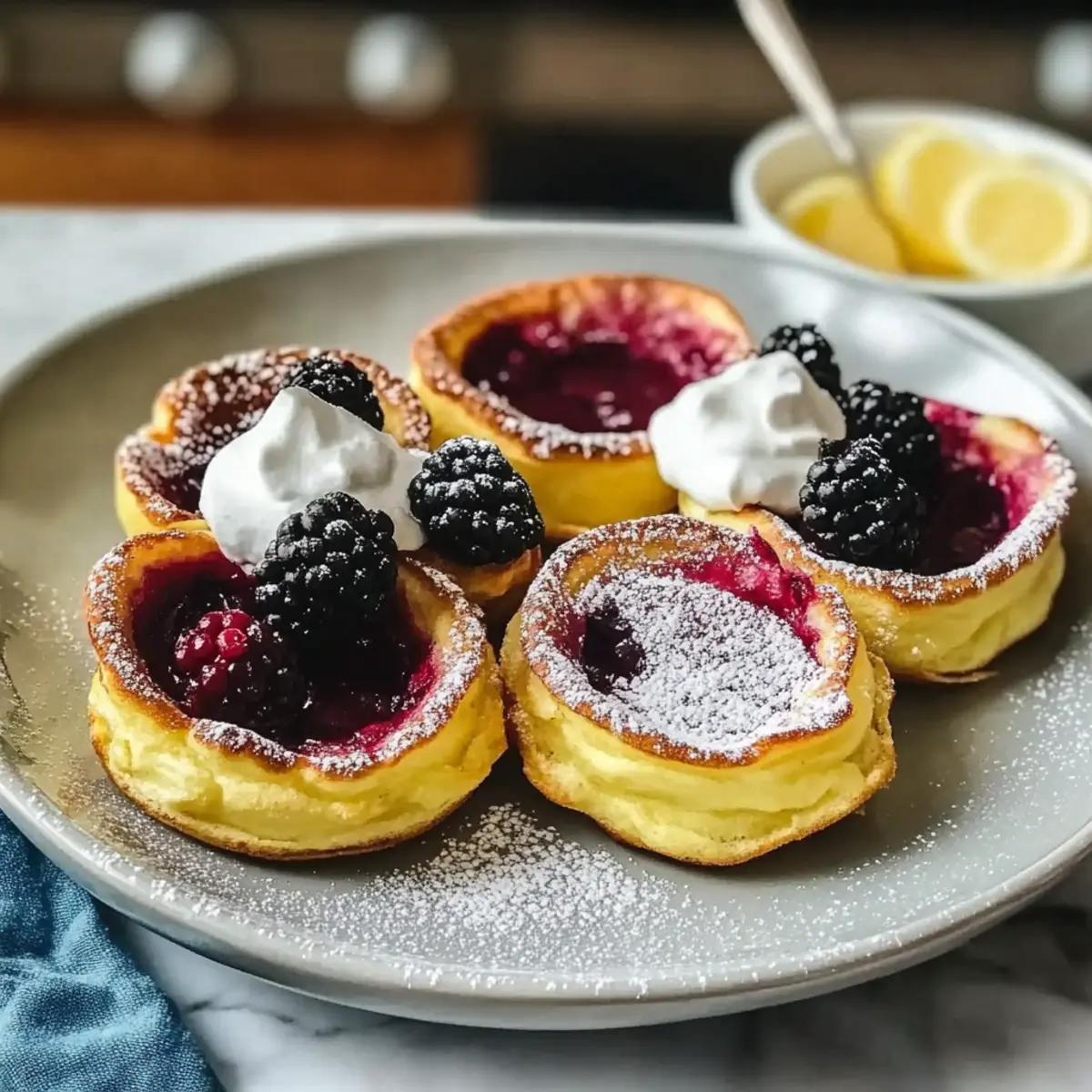 Mini Dutch Baby Pancakes