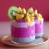 Dragon Fruit Chia Cloud Cups