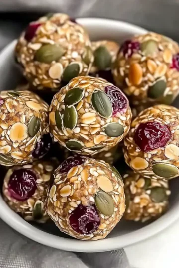 Seed & Cranberry Energy Balls