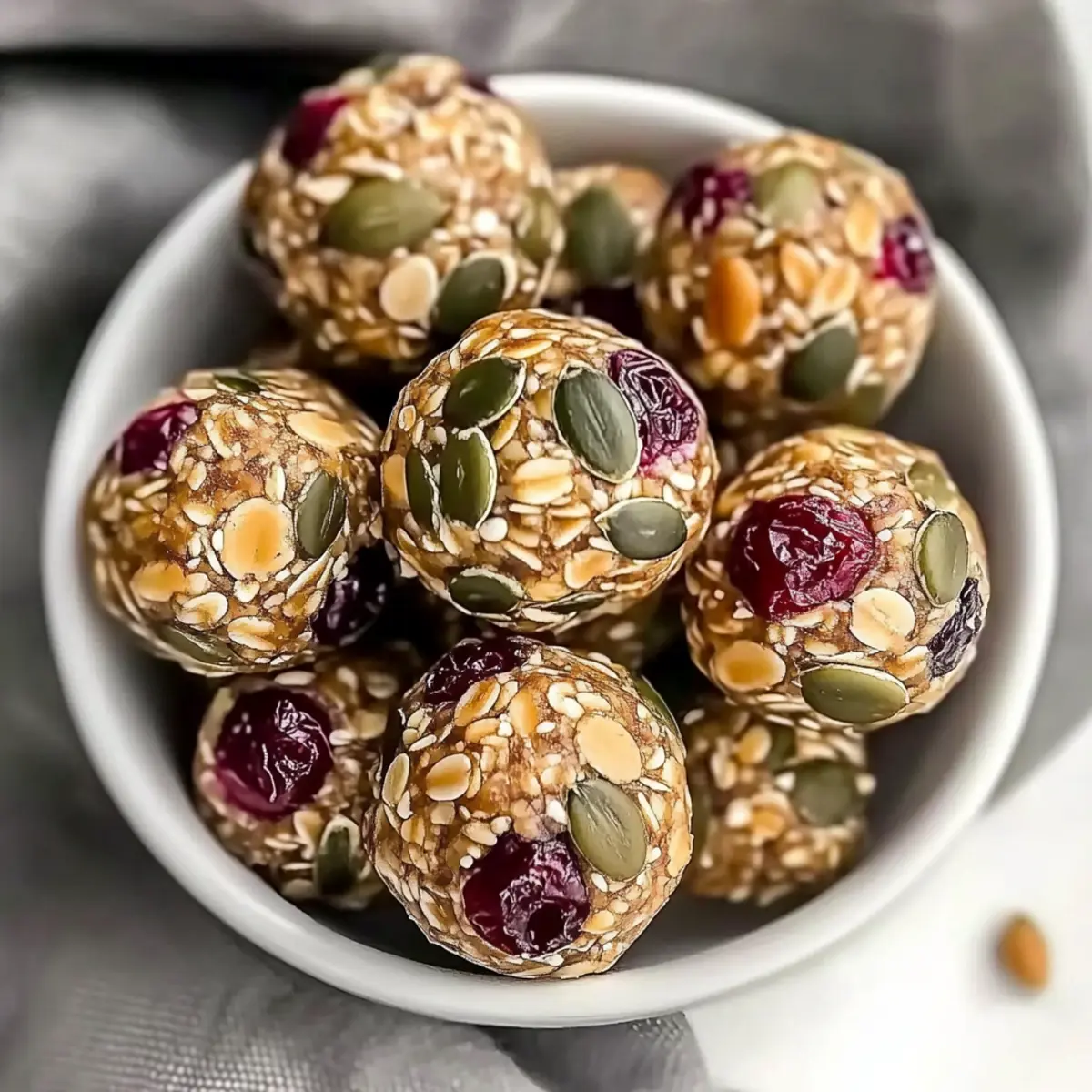 Seed & Cranberry Energy Balls