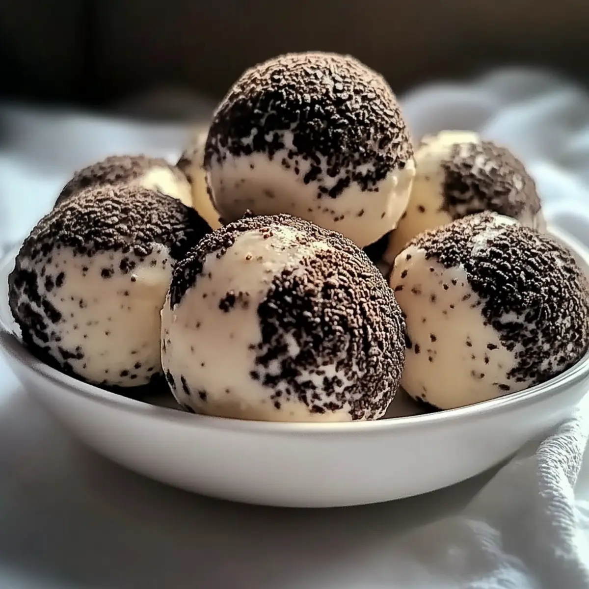 Cream Cheese Oreo Protein Balls