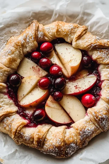 Cranberry Apple Galette