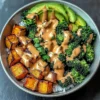 Peanut Sweet Potato Buddha Bowl