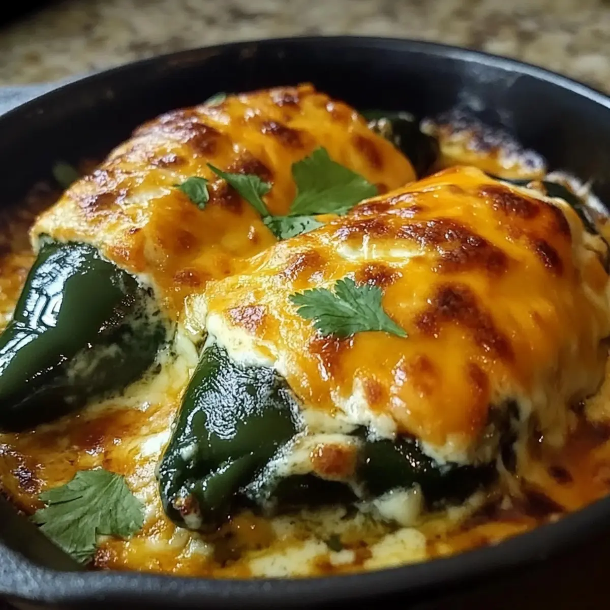 Baked Chili Rellenos Cheese