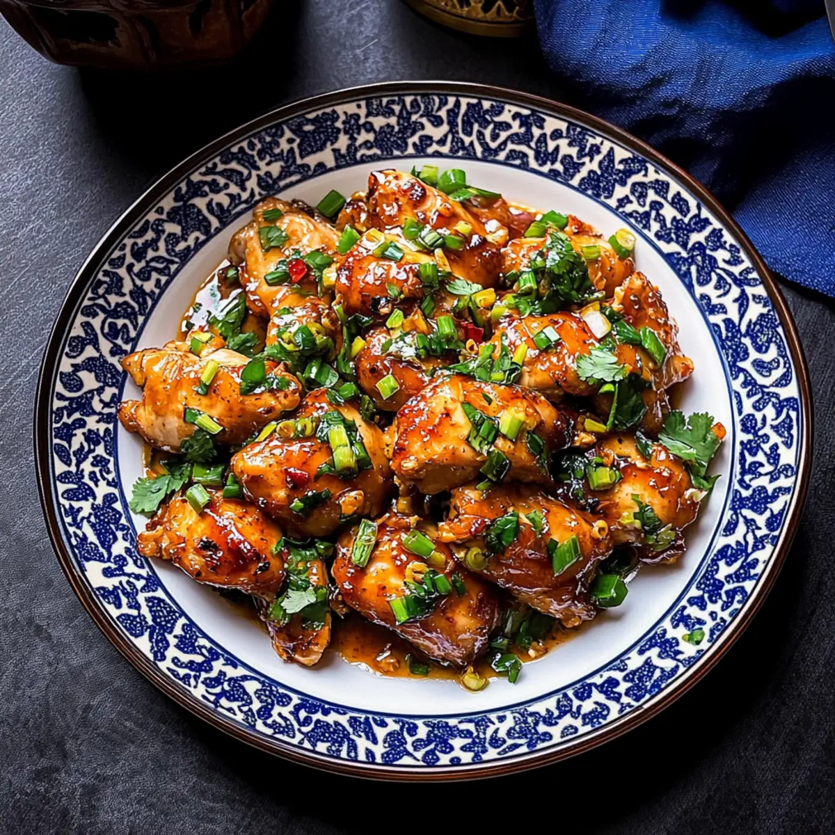 Chinese Scallion Chicken Thigh