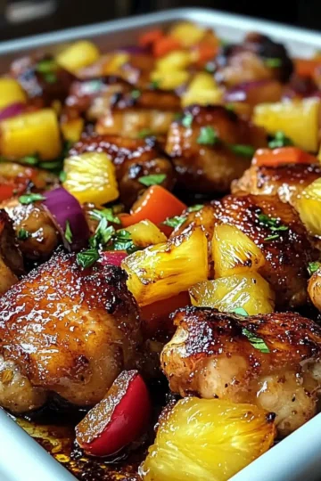 Hawaiian Chicken Sheet Pan