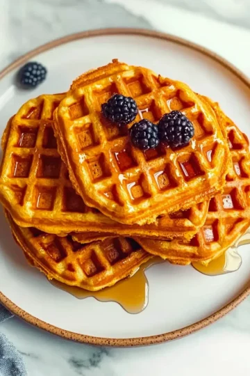 Sweet Potato Paleo Waffles