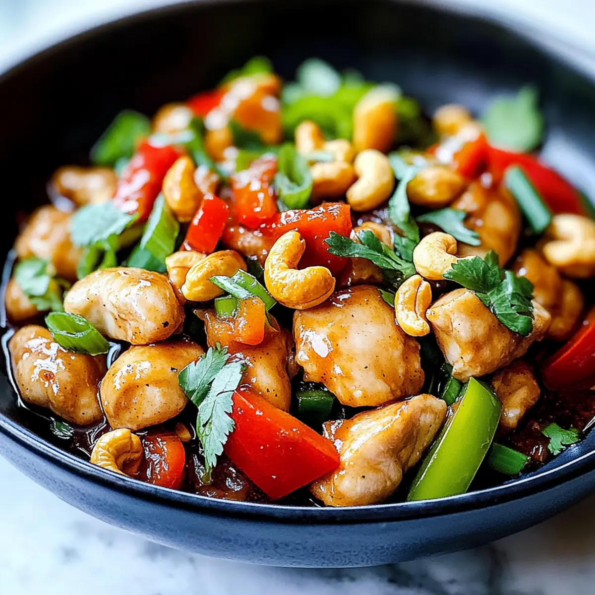Flavorful Keto Cashew Chicken